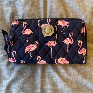 NWT Vera Bradley Flamingo Wallet